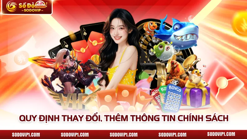 Quy định thay đổi, thêm thông tin chính sách
